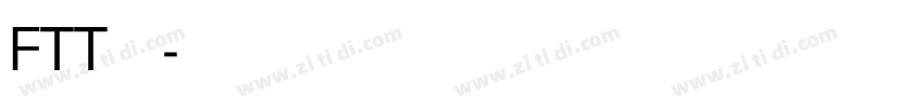 FTT 筑紫字体转换